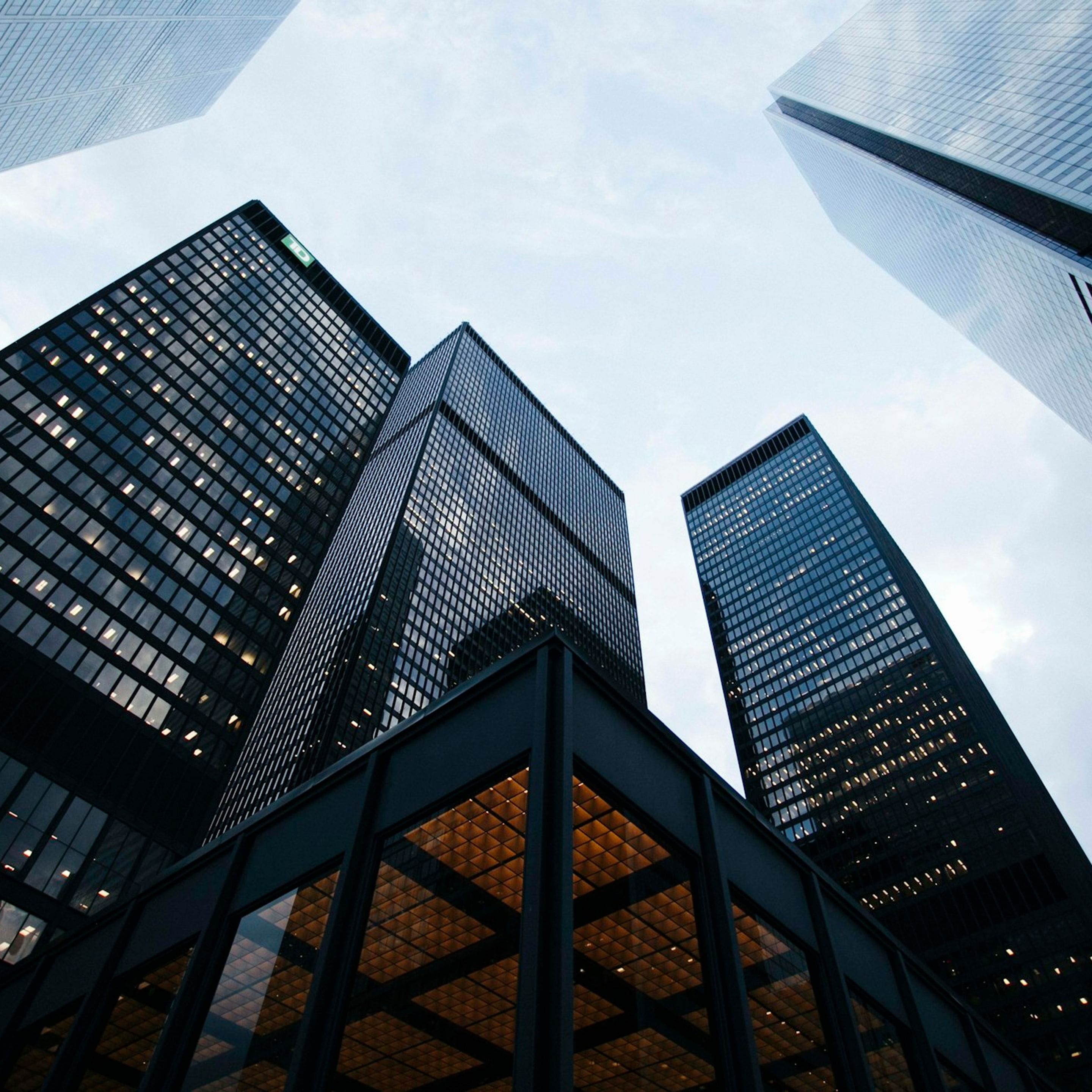 Tall corporate buildigs